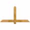 Ekena Millwork Eugene Rough Sawn Timber Gable Bracket, Western Red Cedar, 48"W x 26"H x 2"D x 4"F, 13/12 Pitch GBW048X26X0204EUG00RWR - alternate 1